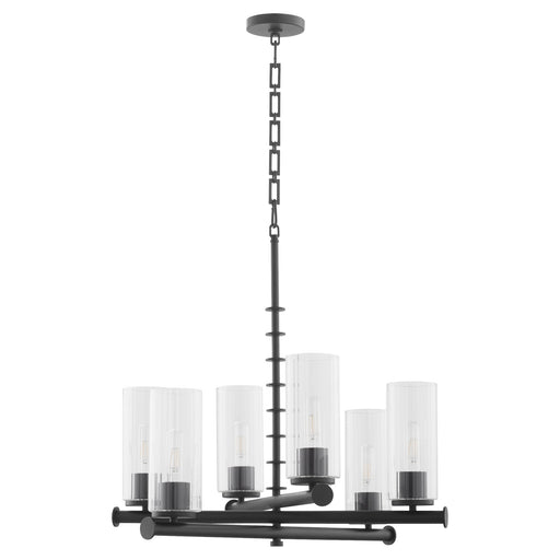 Mercier 6 Light Chandelier in Matte Black