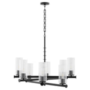 Mercier 8 Light Chandelier in Matte Black