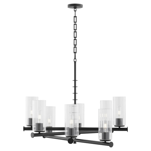 Mercier 8 Light Chandelier in Matte Black