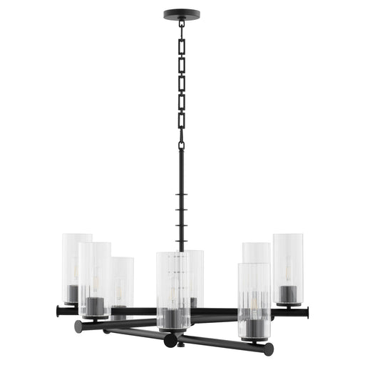 Mercier 8 Light Chandelier in Matte Black