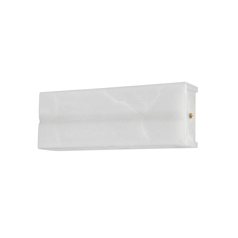 Bremsen Small Wall Sconce in Aged Brass