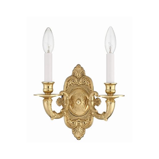 Marlowe 2 Light 10" Sconce in Polished Brass
