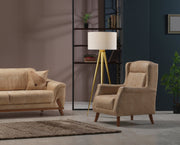 Director Floor Lamp in Antique Brass