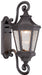 Hanford Pointe 1-Light Outdoor LED Wall Mount in Oil Rubbed Bronze & Clear Water Glass