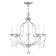 Chesterfield 5-Light Chandelier in Brushed Nickel