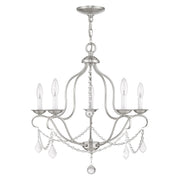 Chesterfield 5-Light Chandelier in Brushed Nickel