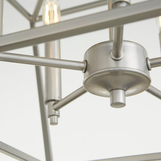 Gabriel 5 Light Chandelier in Classic Nickel
