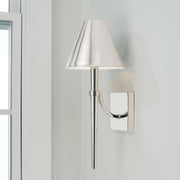 Holden Wall Sconce in Polished Nickel