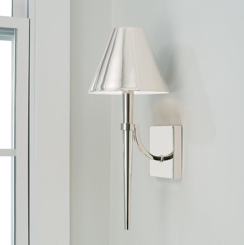 Holden Wall Sconce in Polished Nickel