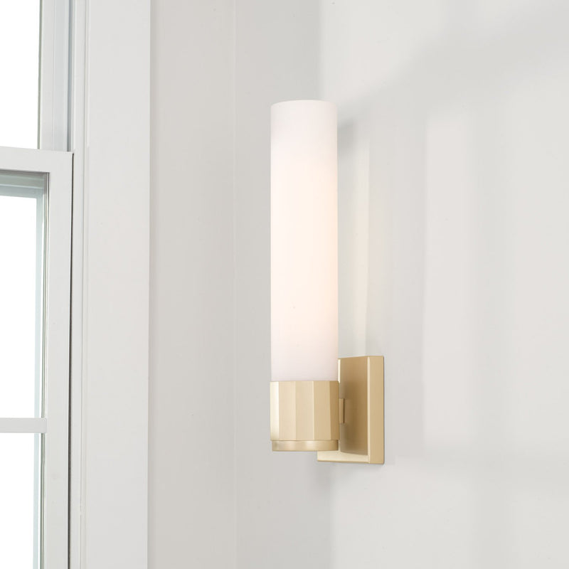 Sutton Bath Sconce in Soft Gold