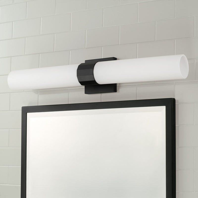 Sutton 2-Light Wall Sconce in Matte Black