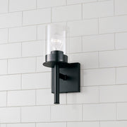 Mason Wall Sconce in Matte Black