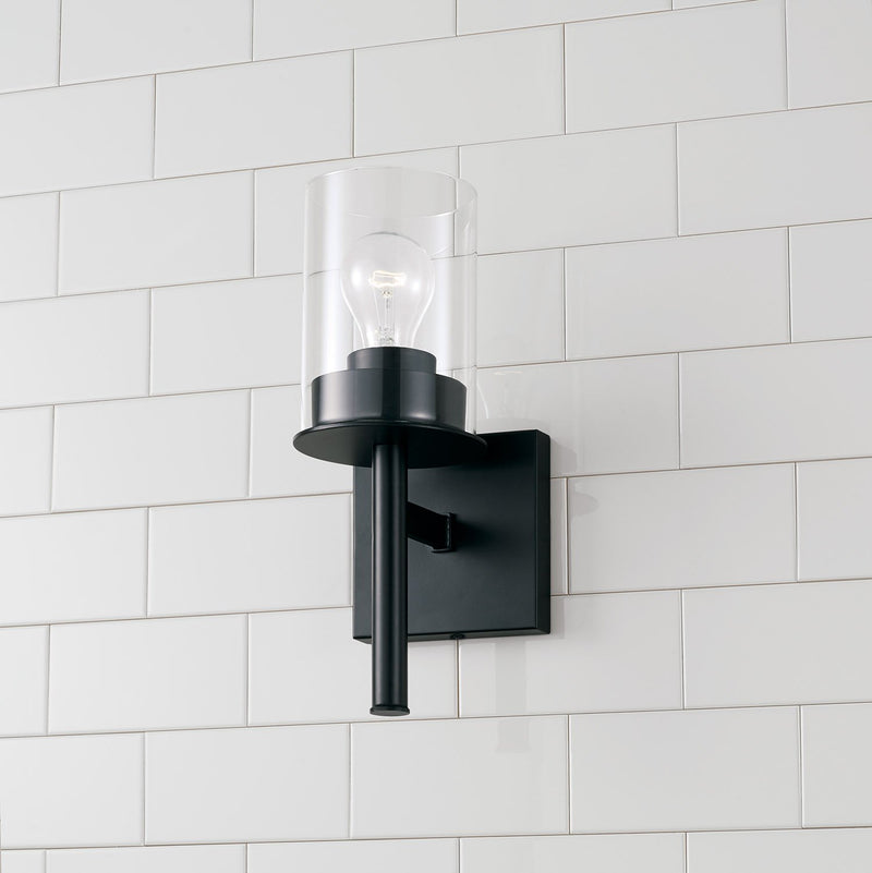 Mason Wall Sconce in Matte Black