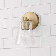 Baker Wall Sconce in Aged Brass