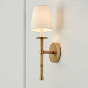 Tulum Bath Sconce in Matte Brass