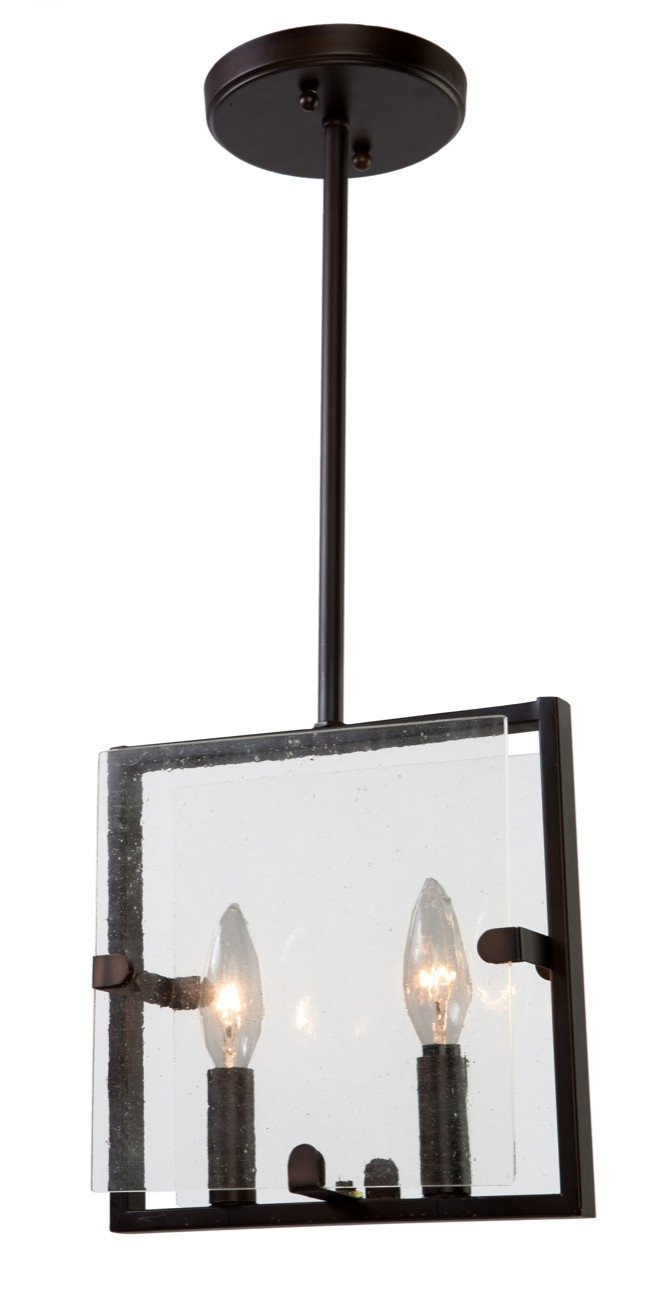 Harbor Point 2-Light Lantern Pendant in Oil Rubbed Bronze