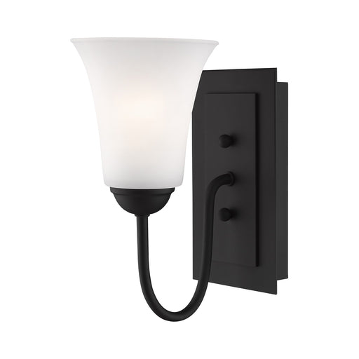 Ridgedale Bath Sconce in Black