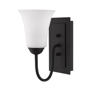 Ridgedale Bath Sconce in Black
