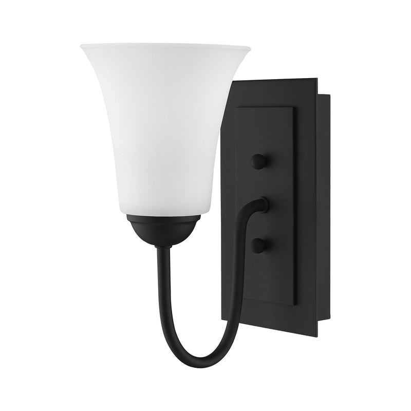 Ridgedale Bath Sconce in Black