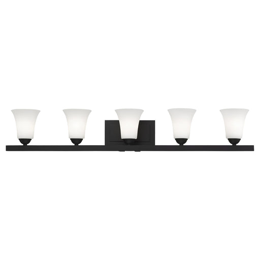 Ridgedale 5-Light Bath Vanity Light in Black