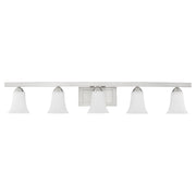 Ridgedale 5-Light Bath Vanity Light in Brushed Nickel