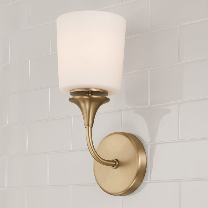Presley Wall Sconce in Aged Brass