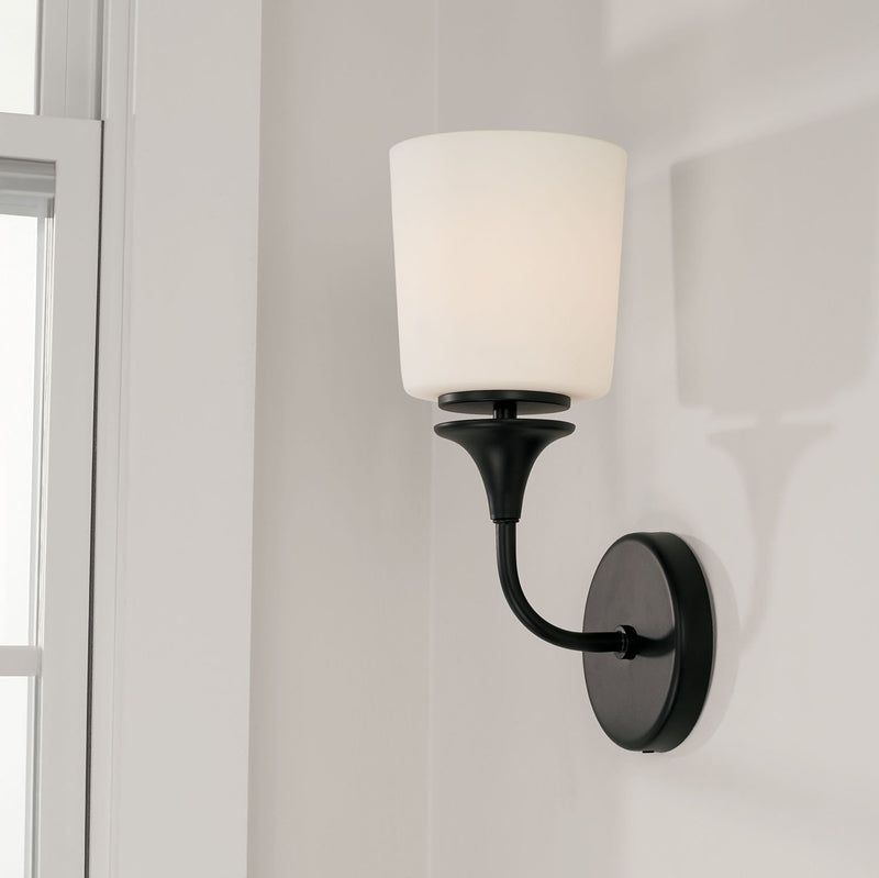 Presley Wall Sconce in Matte Black