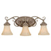 Avenant 3-Light Vanity in French Bronze - Lamps Expo