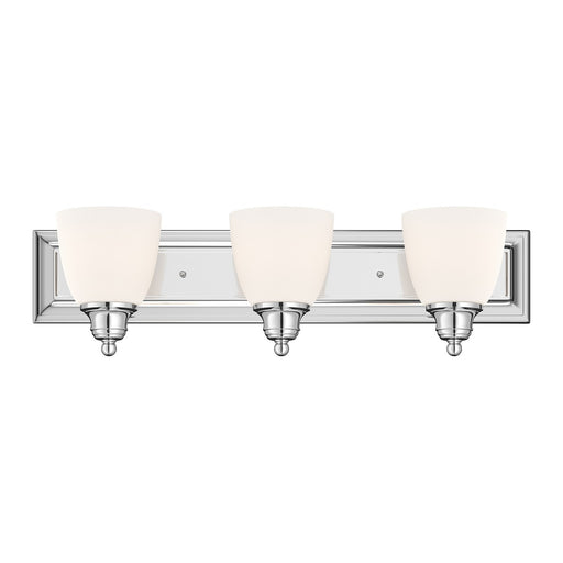 Springfield 3 Light Bath Vanity in Polished Chrome