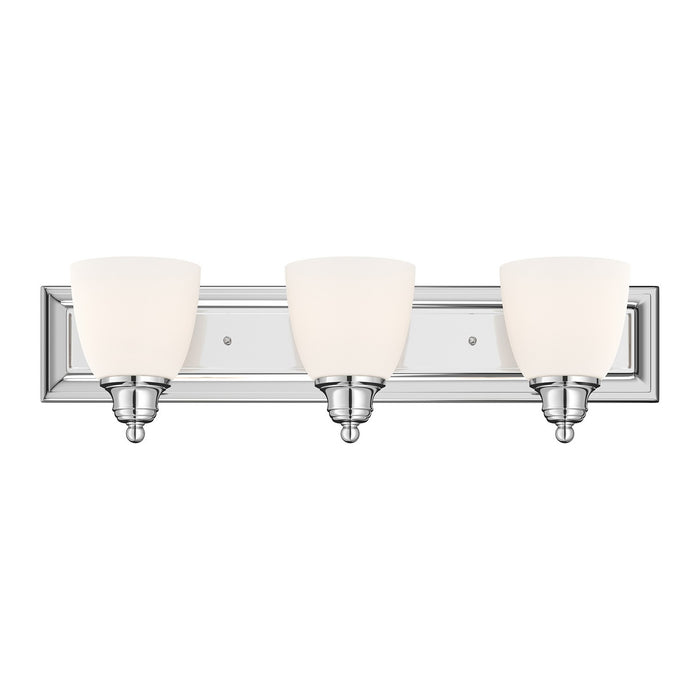 Springfield 3 Light Bath Vanity in Polished Chrome