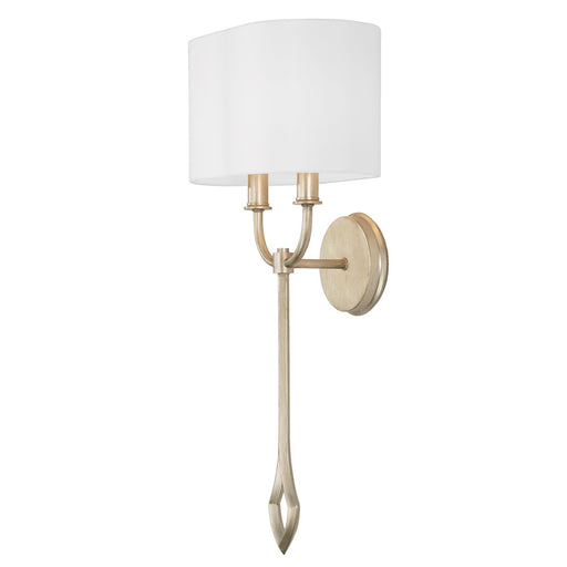Claire 2-Light Wall Sconce in Brushed Champagne