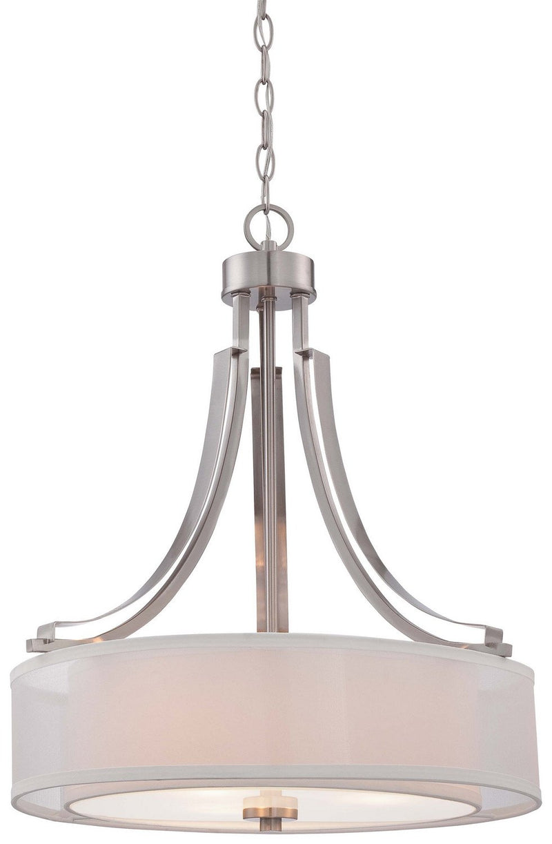 Parsons Studio 3-Light Pendant in Brushed Nickel