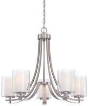 Parsons Studio 5-Light Chandelier in Brushed Nickel