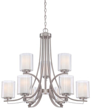 Parsons Studio 9-Light Chandelier in Brushed Nickel