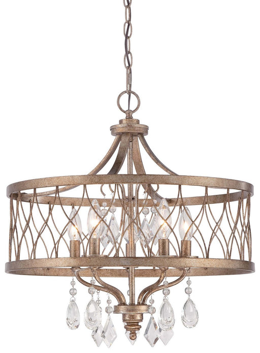 West Liberty 5-Light Chandelier in Olympus Gold