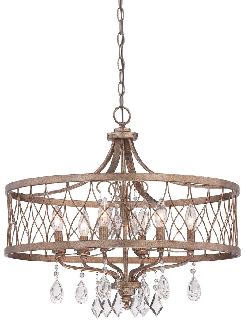 West Liberty 6-Light Chandelier in Olympus Gold