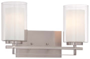 Parsons Studio 2-Light Bath Vanity Light in Brushed Nickel