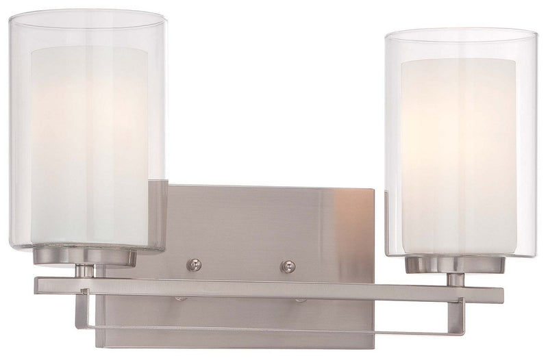 Parsons Studio 2-Light Bath Vanity Light in Brushed Nickel