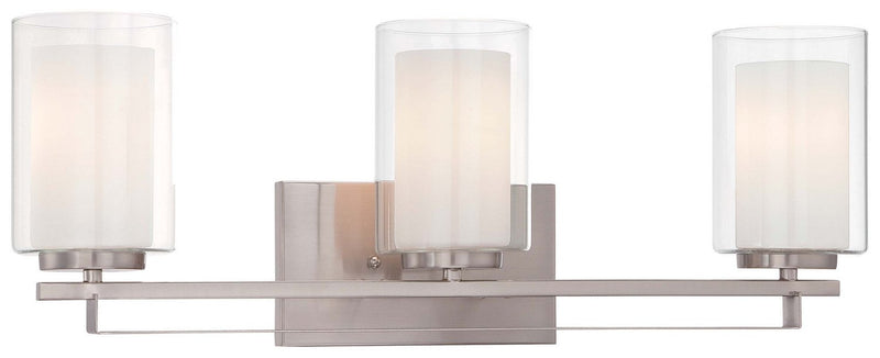 Parsons Studio 3-Light Bath Vanity Light in Brushed Nickel