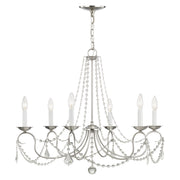 Pennington 6-Light Chandelier in Brushed Nickel
