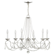 Pennington 6-Light Chandelier in Brushed Nickel