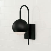 Dolby Wall Sconce in Black Iron