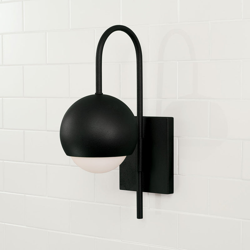 Dolby Wall Sconce in Black Iron