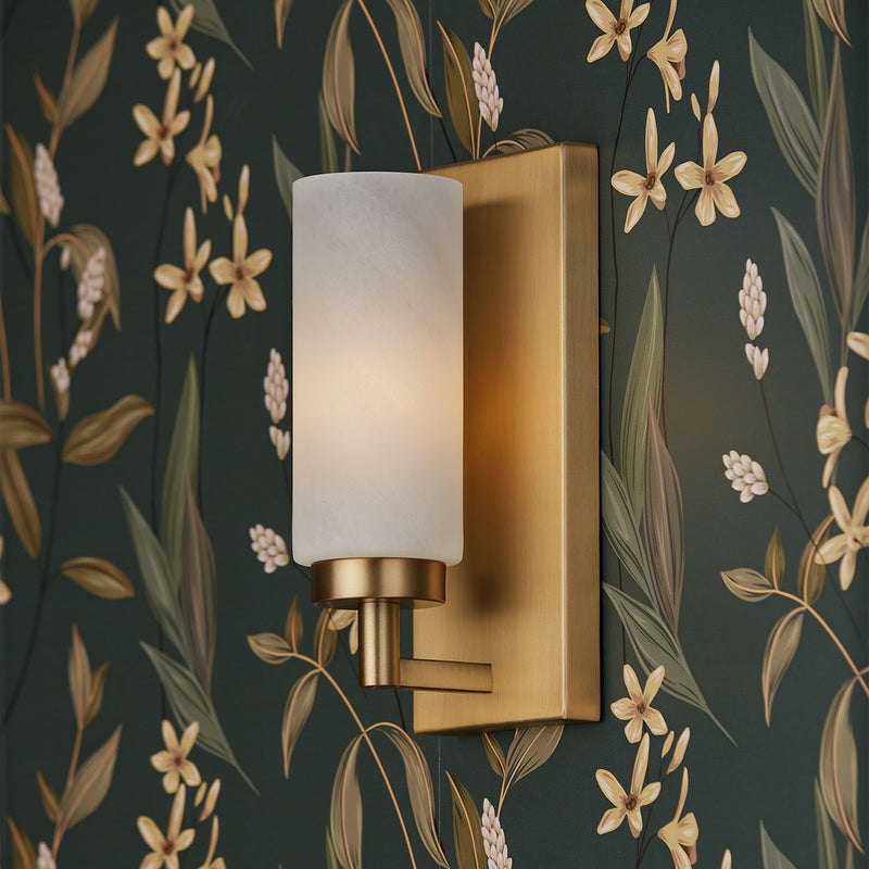 Alyssa Wall Sconce in Aged Brass