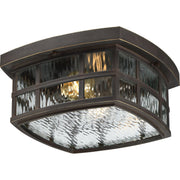 Stonington 2-Light Outdoor Flush Mount in Palladian Bronze