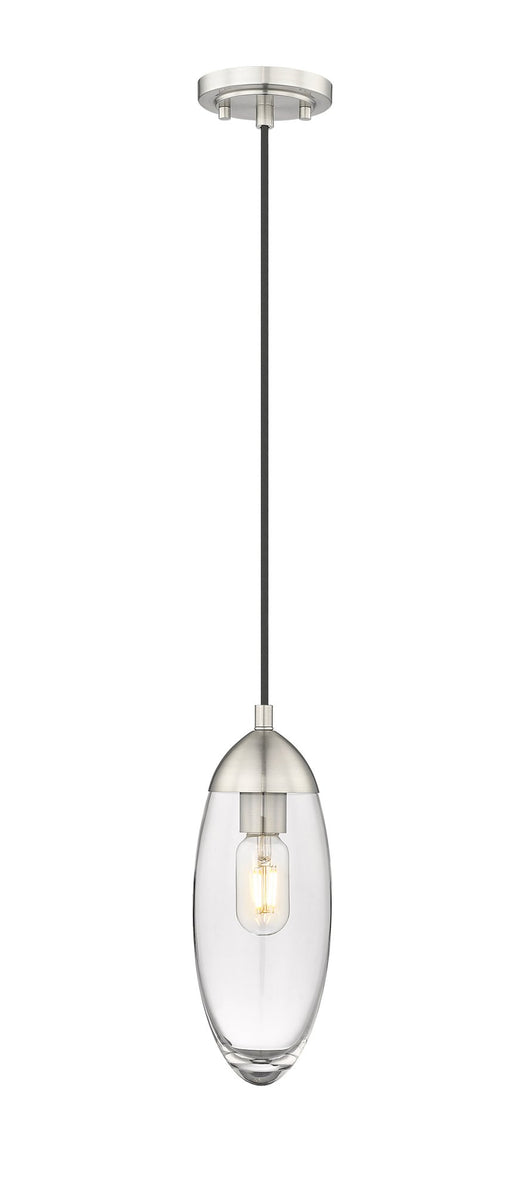 Arden 1 Light 4.5" Pendant, Cord Mount in Brushed Nickel