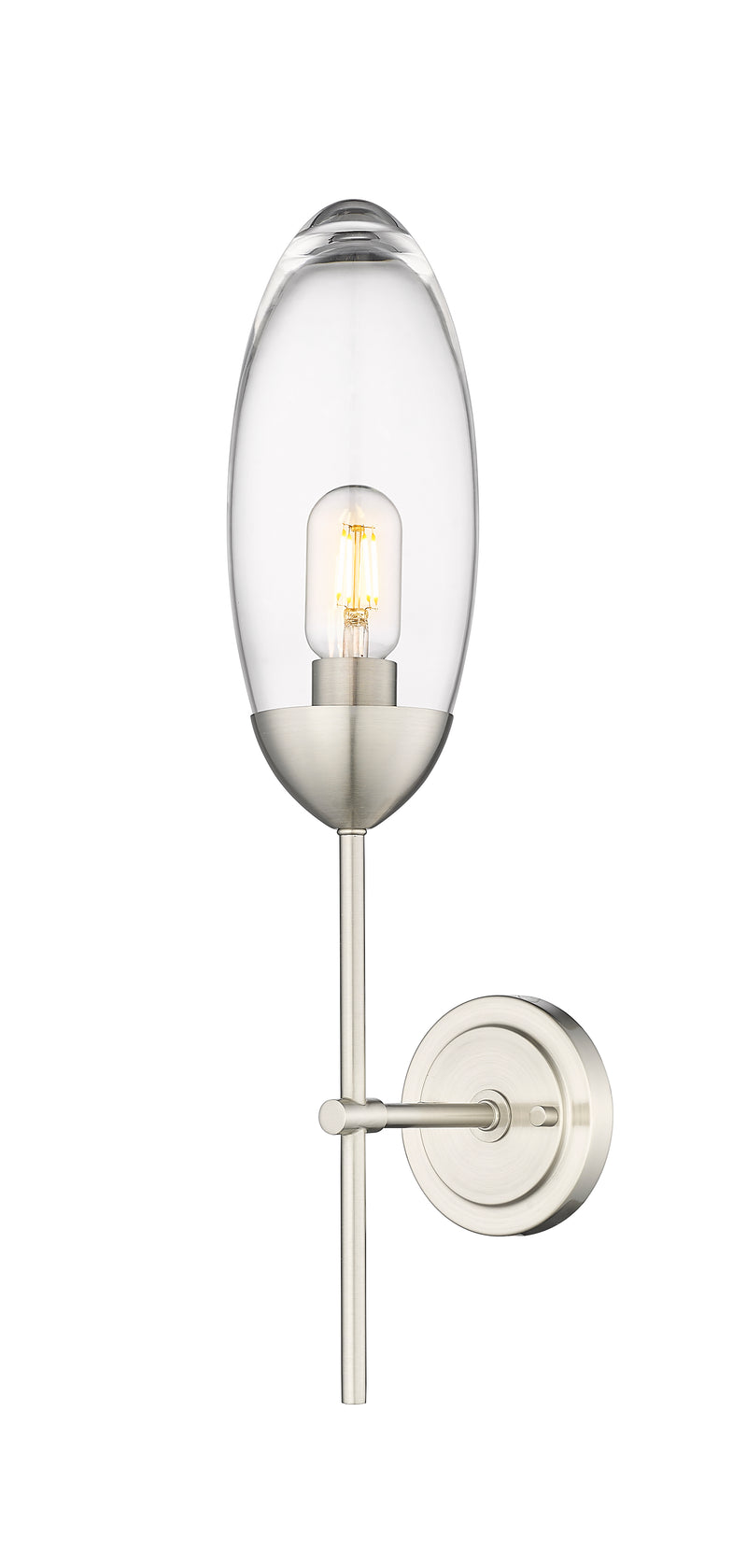 Arden 1 Light 4.5" Wall Sconce in Brushed Nickel