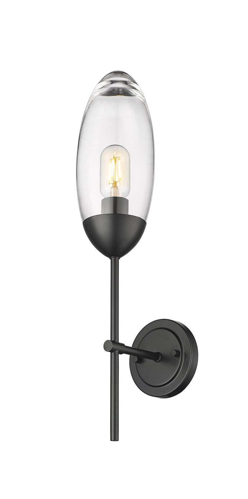 Arden 1 Light 4.5" Wall Sconce in Matte Black