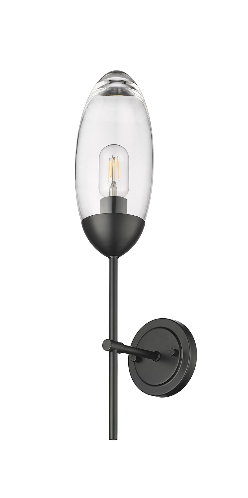 Arden 1 Light 4.5" Wall Sconce in Matte Black