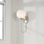 Ansley Wall Sconce in Brushed Nickel